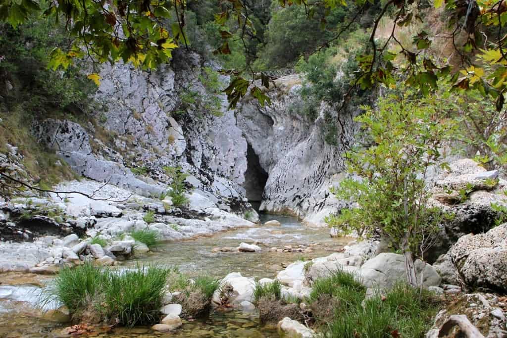Gates of Hades at Acheron river in Greece